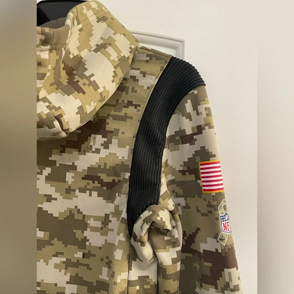 Nike Dallas Cowboys Salute to Service Boys Camo Hoodie. Size Large. NFL. Dri-fit - Picture 12 of 16